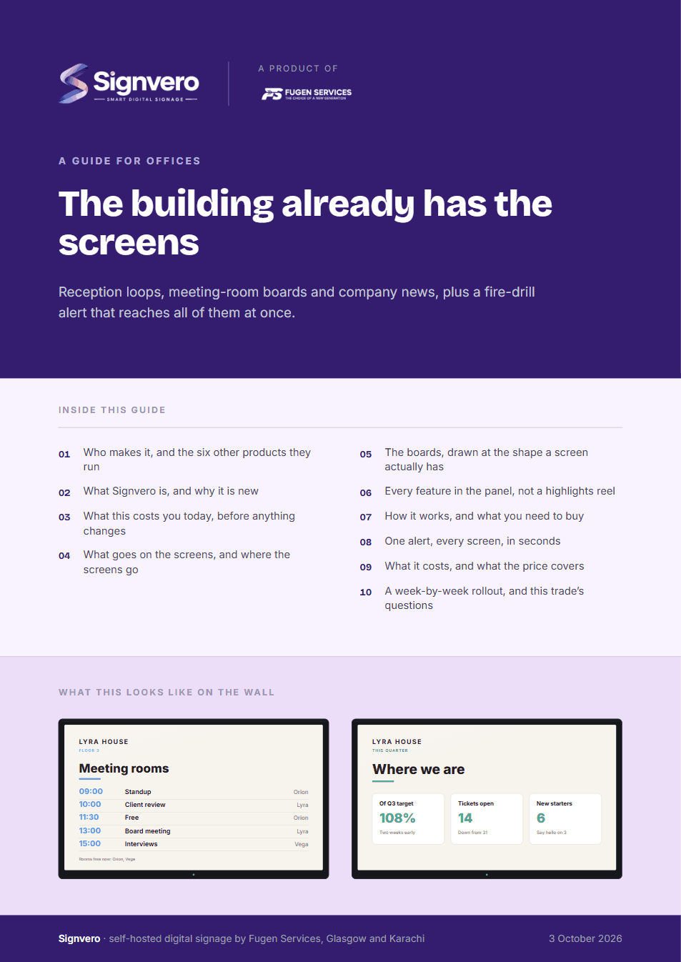 The cover of the Signvero guide for Offices